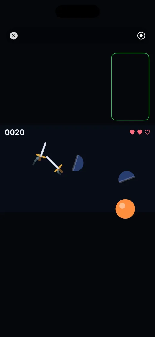 Motion Maker running in the internal iPhone build